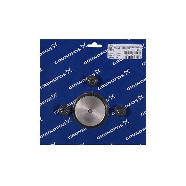 Pump Repair Parts- Kit, valve/diaphragm DME48 PP/V/C, DME Series.